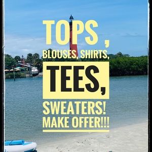 Tops blouses sweaters
